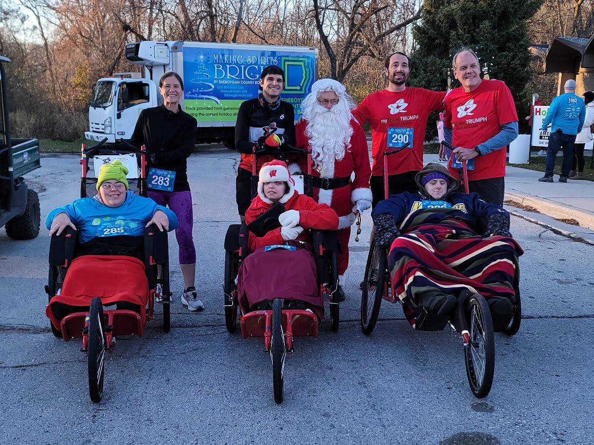 Striders with myTeam Triumph, Holiday Lights 5k 2023